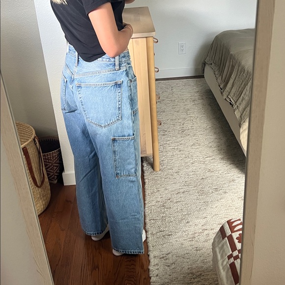 Re/Done The Shortie relaxed Cargo Style sz 24 - Picture 4 of 7